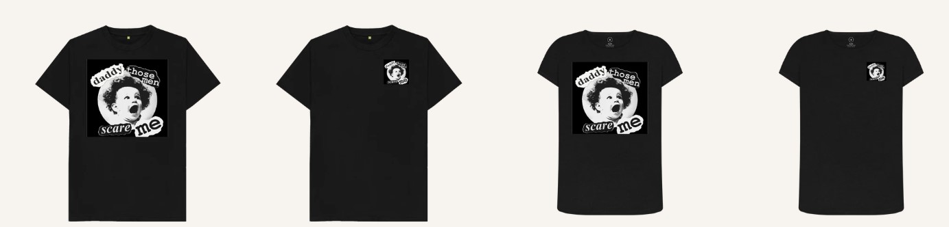 four lovely black t-shirst